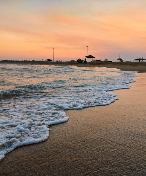 Paradise Beach country on the Pondicherry Urbania route