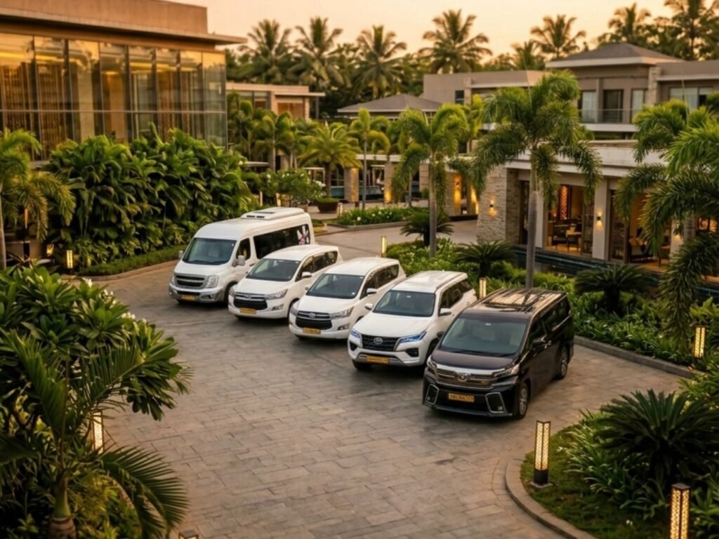 Chauffeur car used for transfers from Kempegowda Airport into Bangalore
