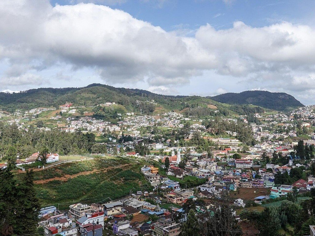 Ooty hill town on a chauffeur trip from Bangalore