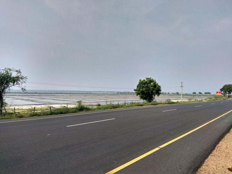 Coast road toward Pondicherry on a chauffeur trip from Bangalore