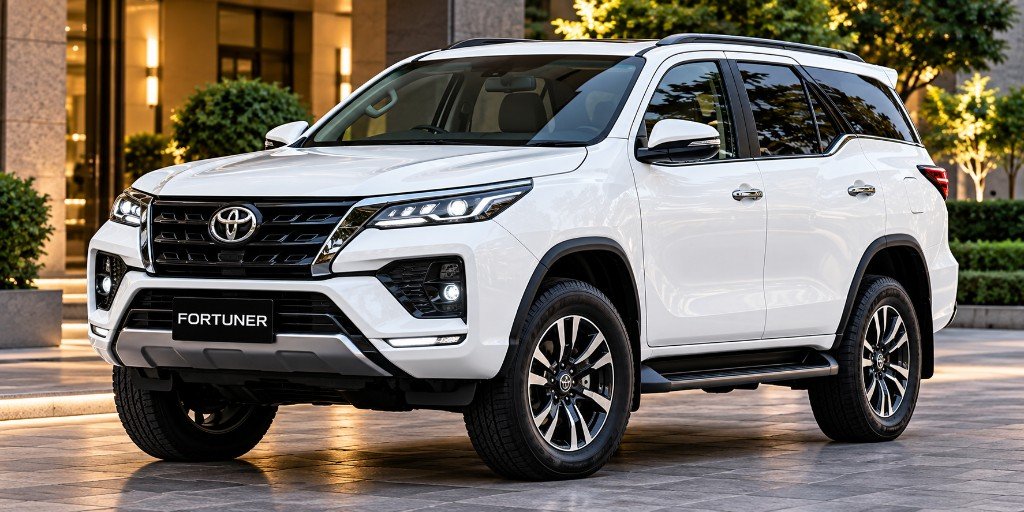 Toyota Fortuner with chauffeur in Bangalore