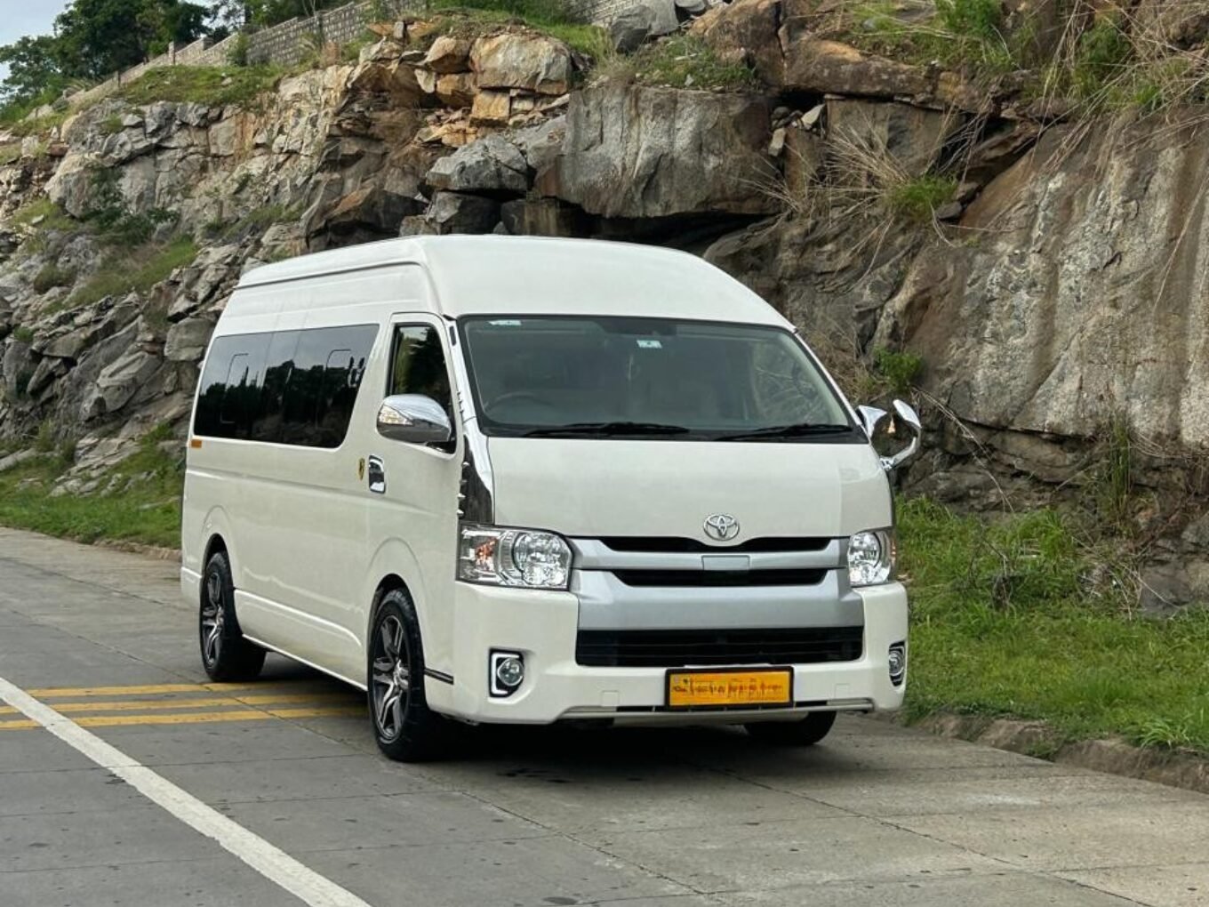 Toyota Commuter VIP chauffeur van in Bangalore
