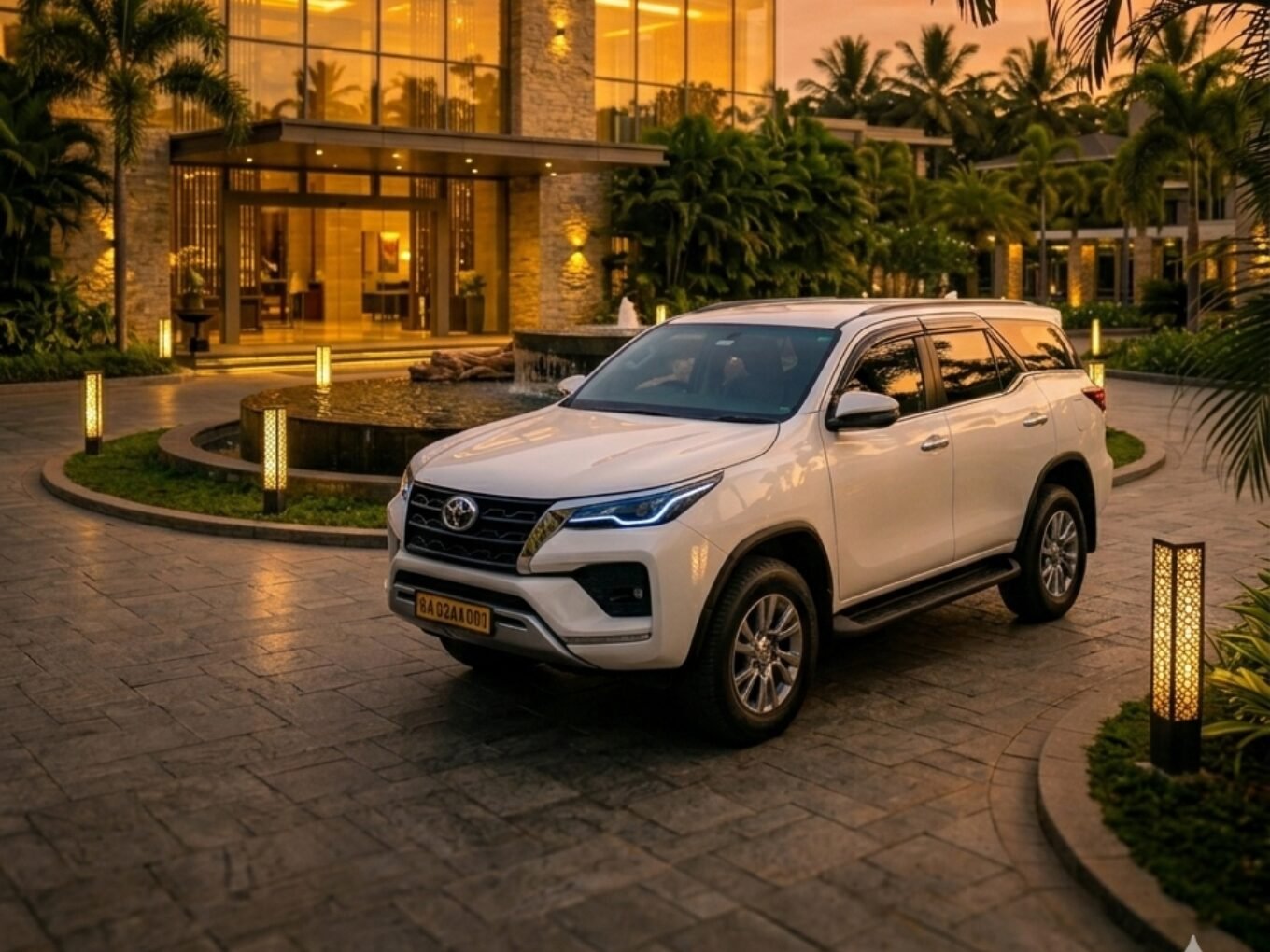 Toyota Fortuner SUV for chauffeur hire
