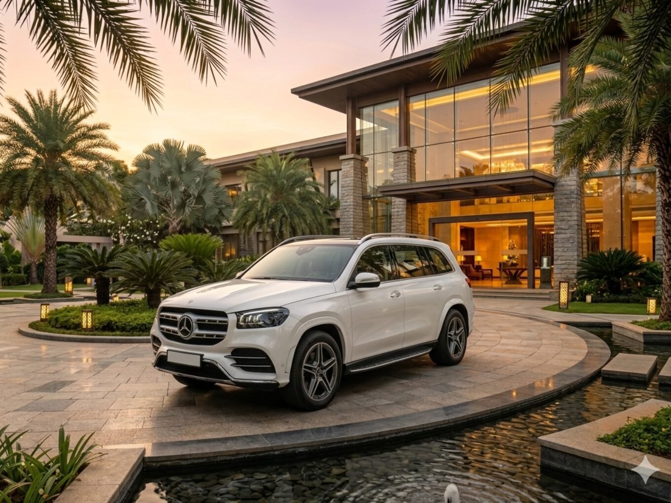 Mercedes GLS luxury SUV rental in Bangalore