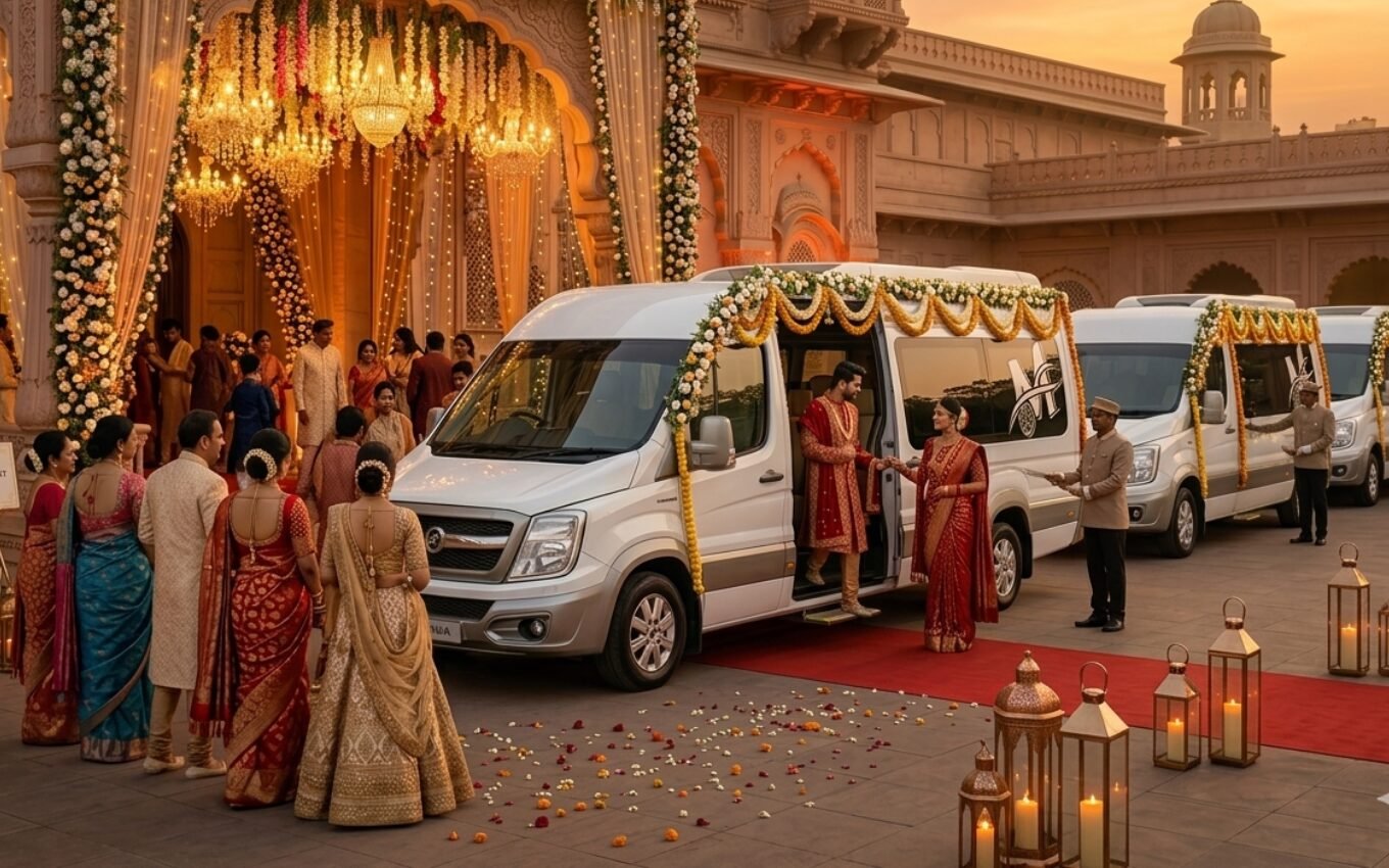 10 seater luxury Force Urbania for VIP events in Bangalore