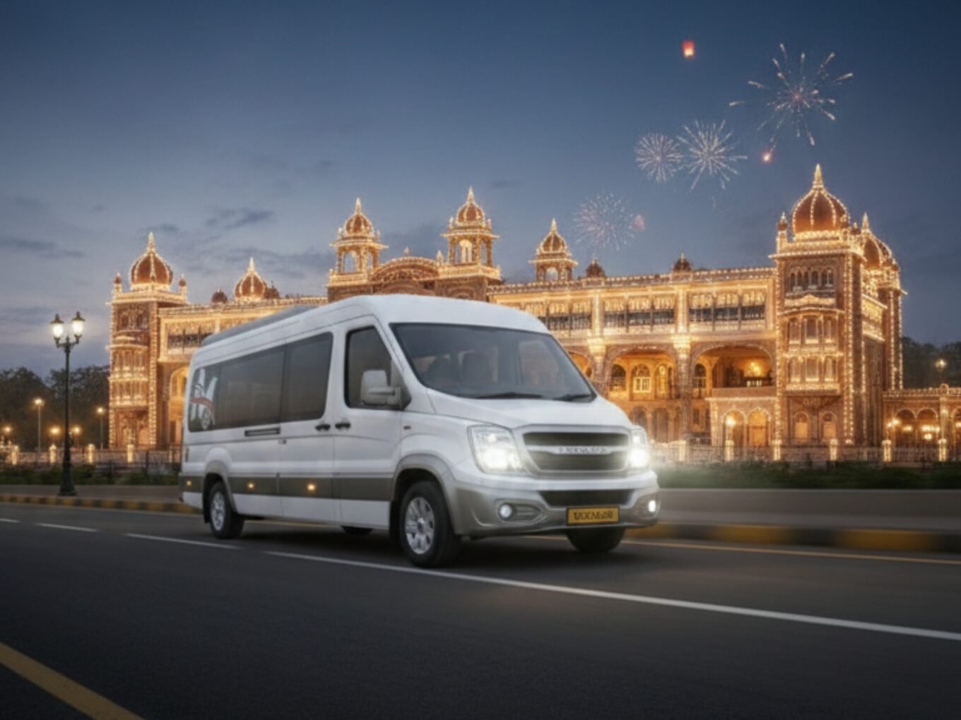 12 seater luxury Urbania in Bangalore