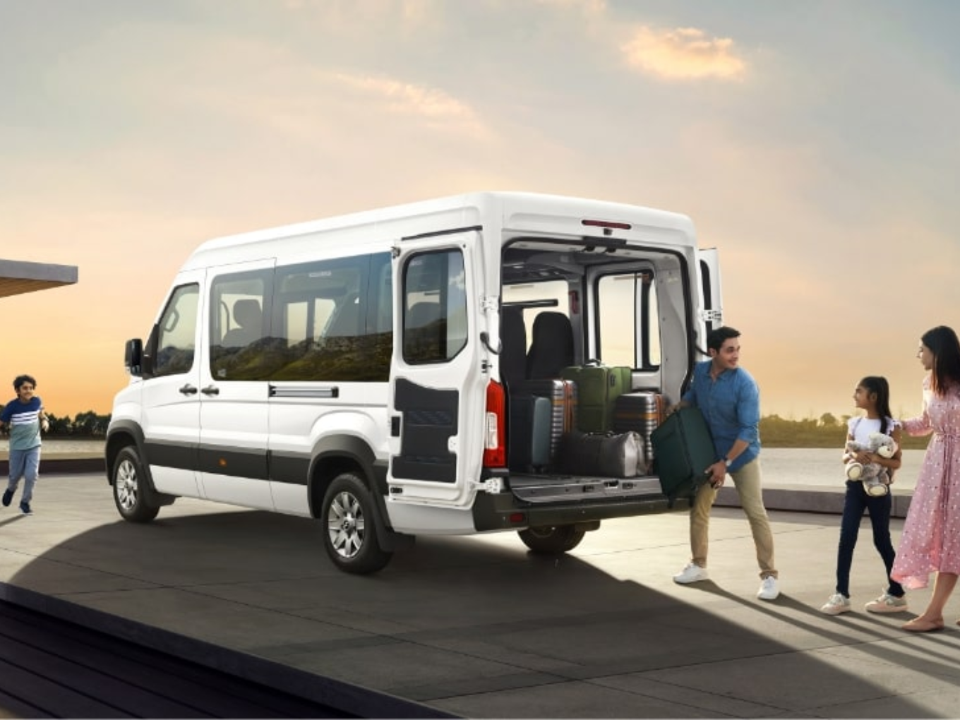 16 seater Urbania cab