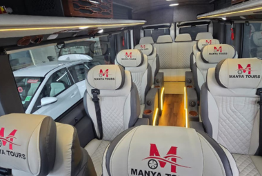 12 Seater Urbania Luxury Rental Bangalore